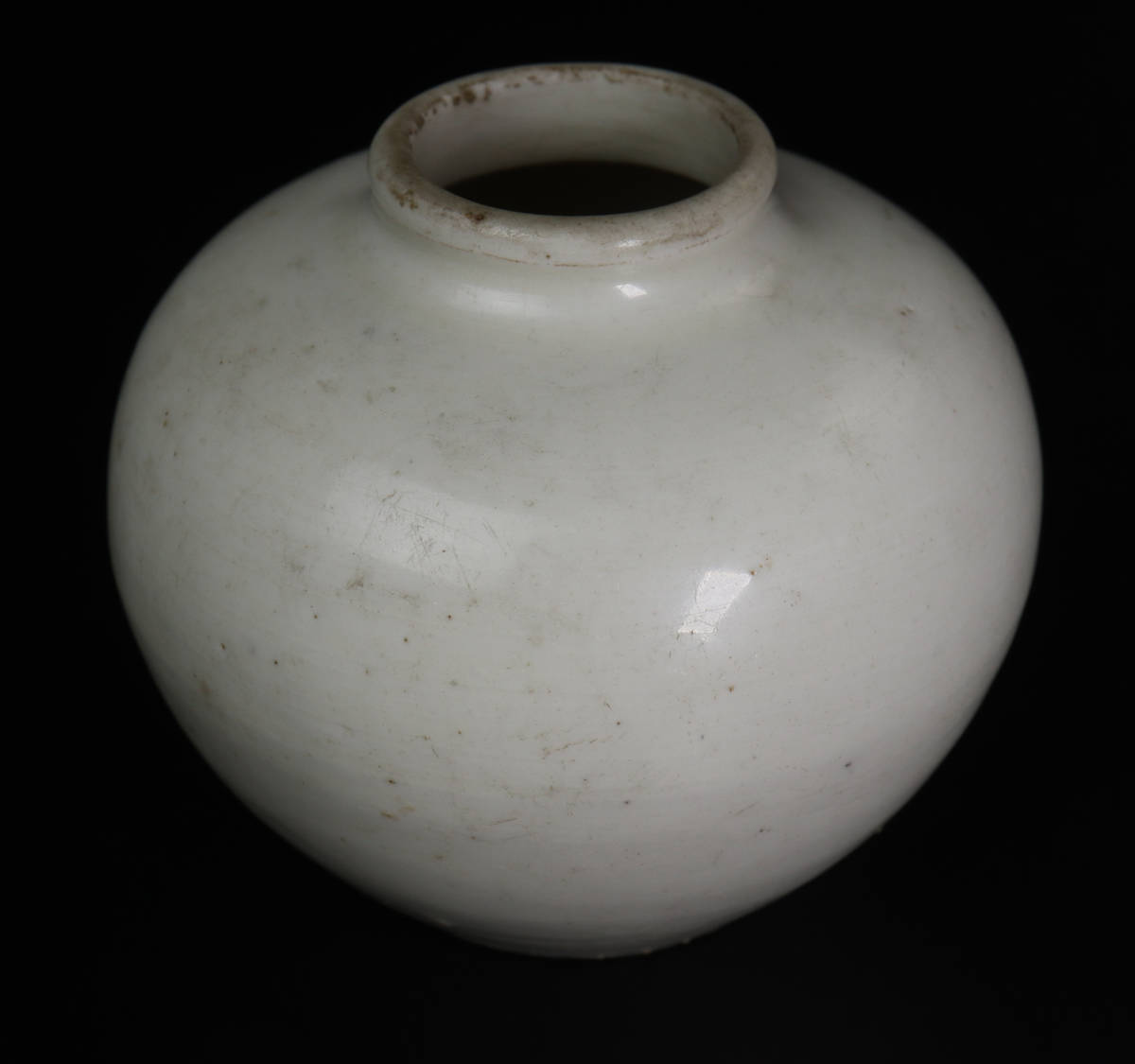 李朝時代 白磁製 古美術 ◇舩◇ 花瓶 32cm 大徳利 朝鮮古