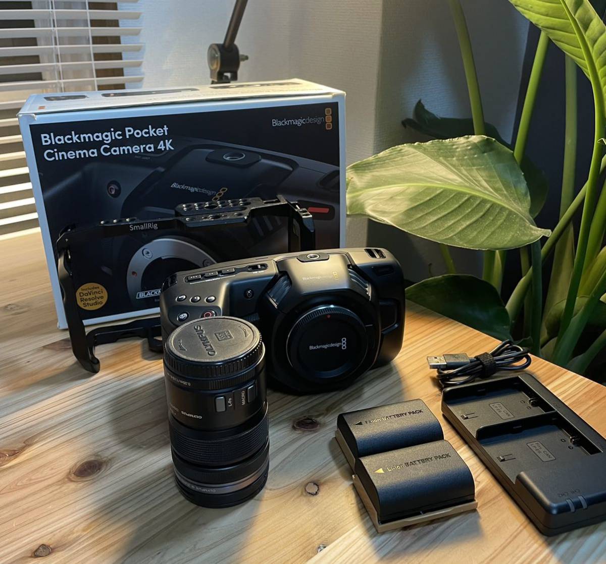 カメラ Pocket Cinema Camera 4k本体＋リグ付