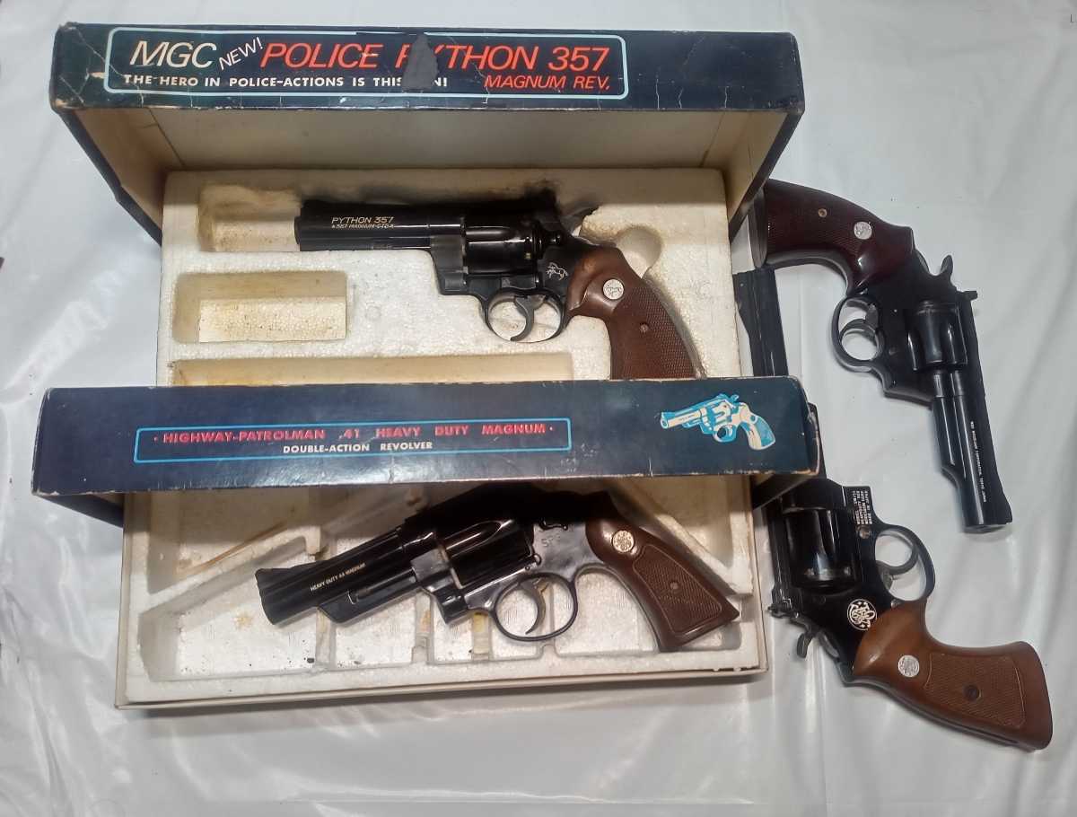 MGC ダブルアクション　リボルバー44マグナム　【ジャンク品】 MGC ダブルアクション リボルバー44マグナム 【ジャンク品