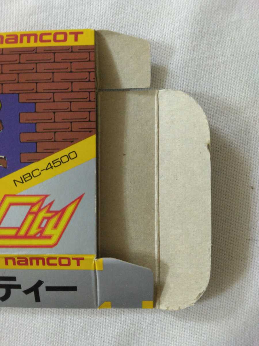 バトルシティー 箱説チラシシール付き ファミコン キメ細かい