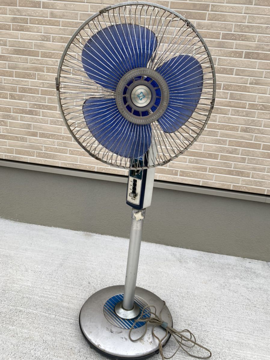 稼動品】National レトロ M-8A 扇風機 3段階 首振り 稼動品】National