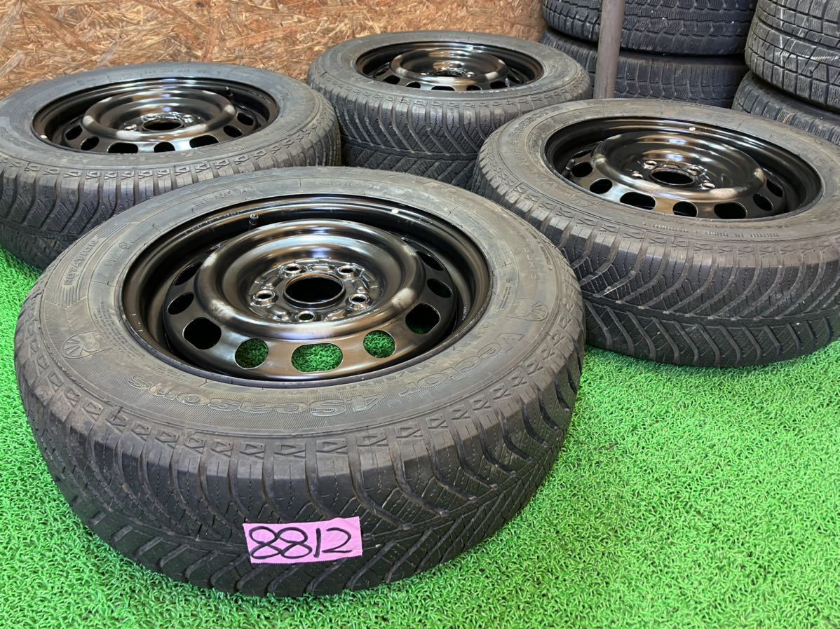 マツダ純正 15inch 6j × GOODYEAR 195/65R15 PCD114.3 5穴 アクセラ アテンザ プレマシー MPV オールシーズンタイヤ