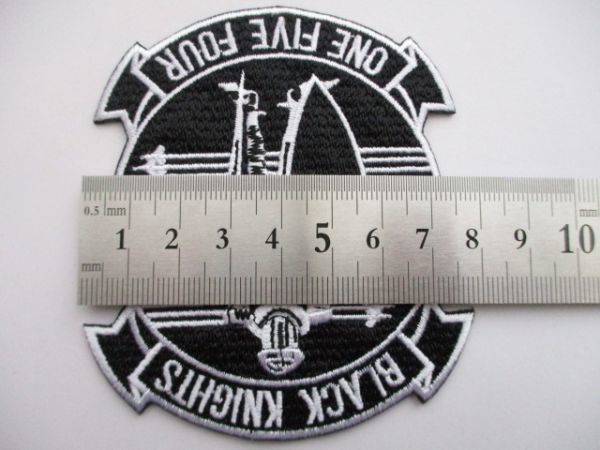 送料無料】アメリカ海軍BLACK KNIGHTSブラックナイツ米海軍パッチ刺繍