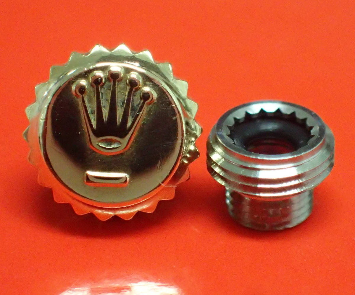 ROLEX ロレックス 純正 リューズ 600-8 6mm 竜頭 金 - メルカリ 
