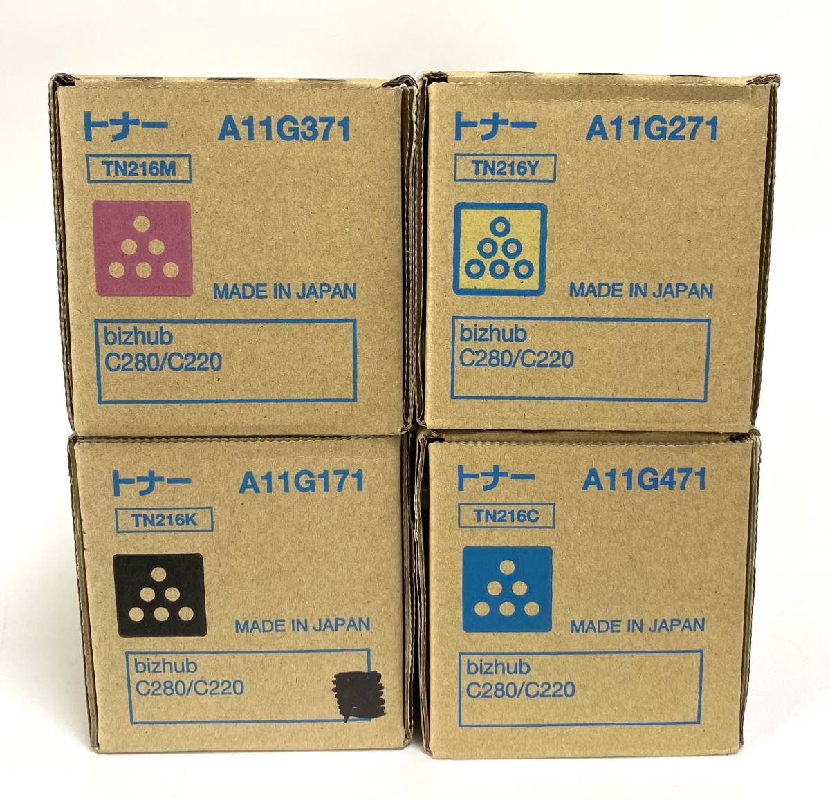 ☆新品/未開封品☆ KONICA MINOLTA/コニカミノルタ 純正トナー4色