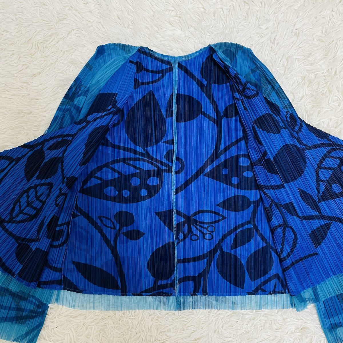 極美品/PLEATS PLEASE プリーツプリーズ/イッセイミヤケ/カーディガン 