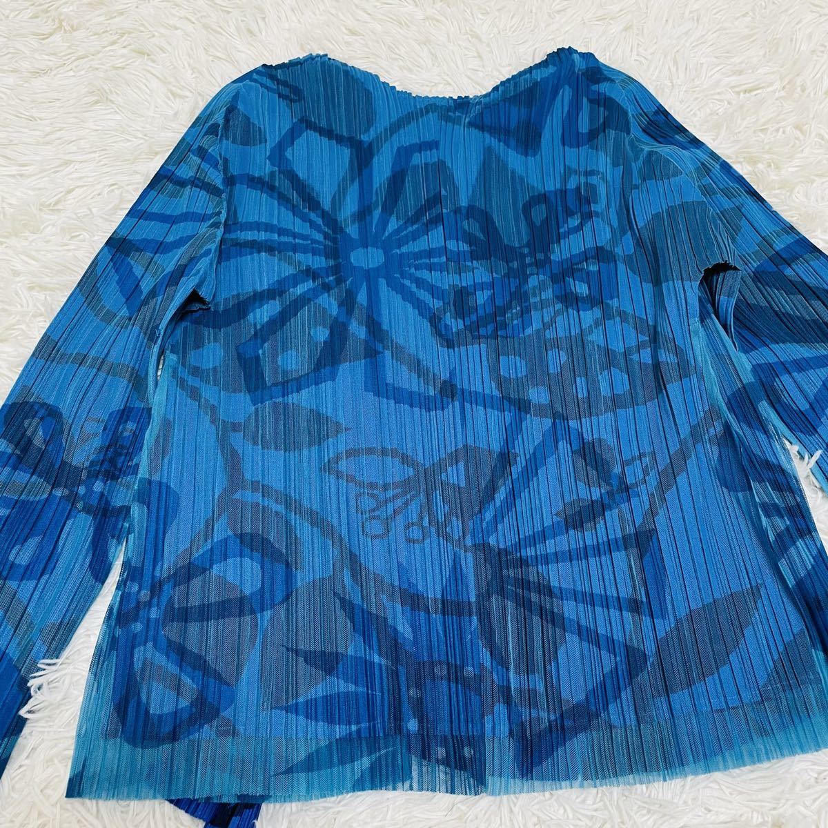 極美品/PLEATS PLEASE プリーツプリーズ/イッセイミヤケ/カーディガン 