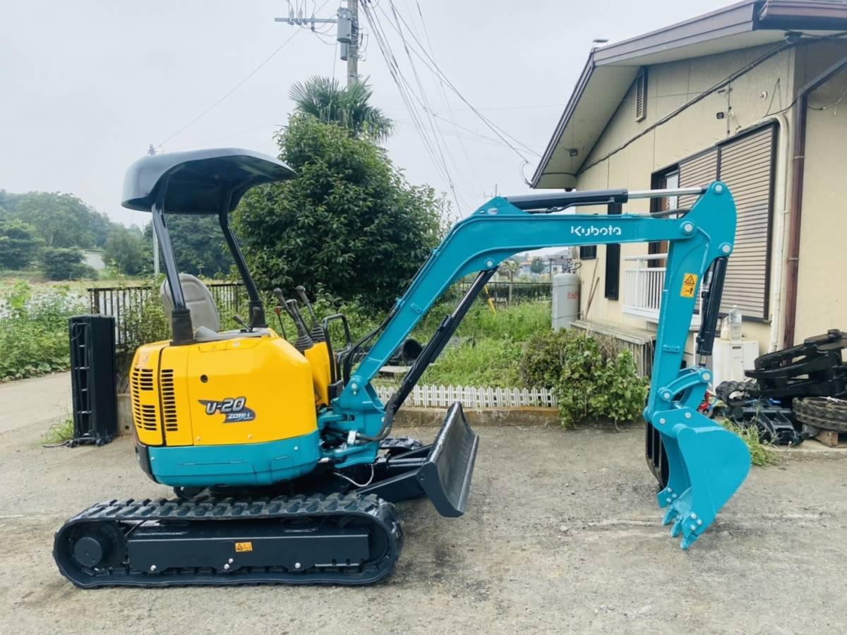 クボタ KUBOTA U-20. ミニユンボ.2トンクラス. 倍速.