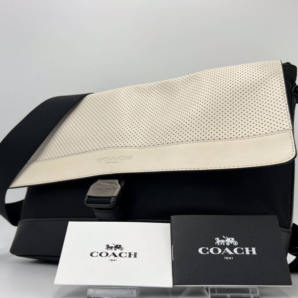 1円 【未使用】タグ付き COACH コーチ ショルダーバッグ 