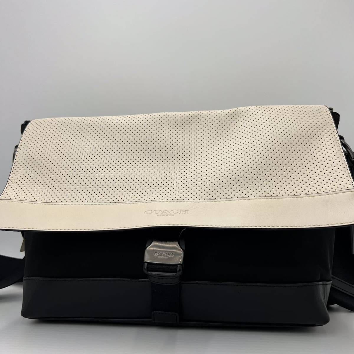 1円 【未使用】タグ付き COACH コーチ ショルダーバッグ 