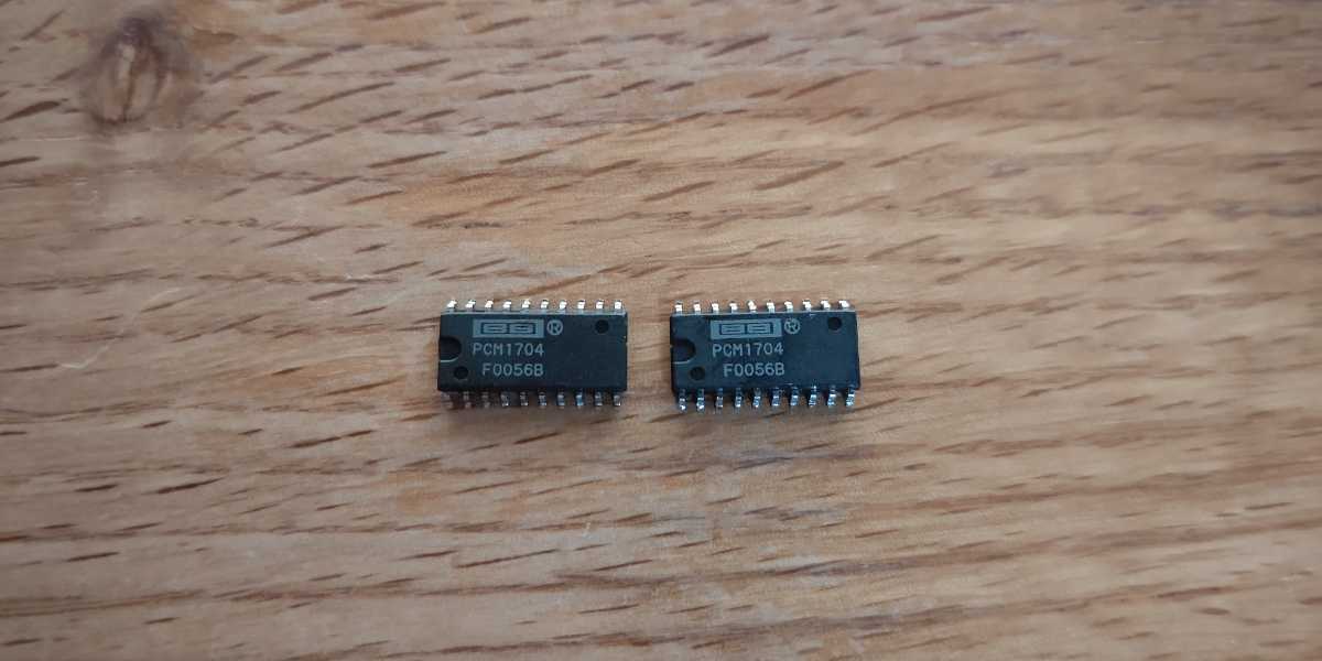 バーブラウン DACチップ PCM1704 / フィルター DF1704E DF1704 の