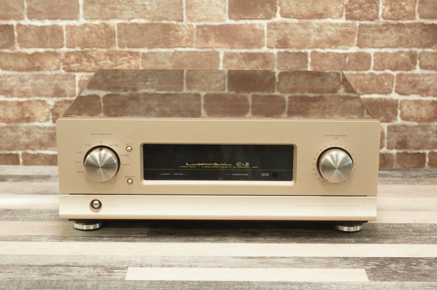 LUXMAN C-5 ラックスマン プリアンプ MM/MC対応 NF型フォノ