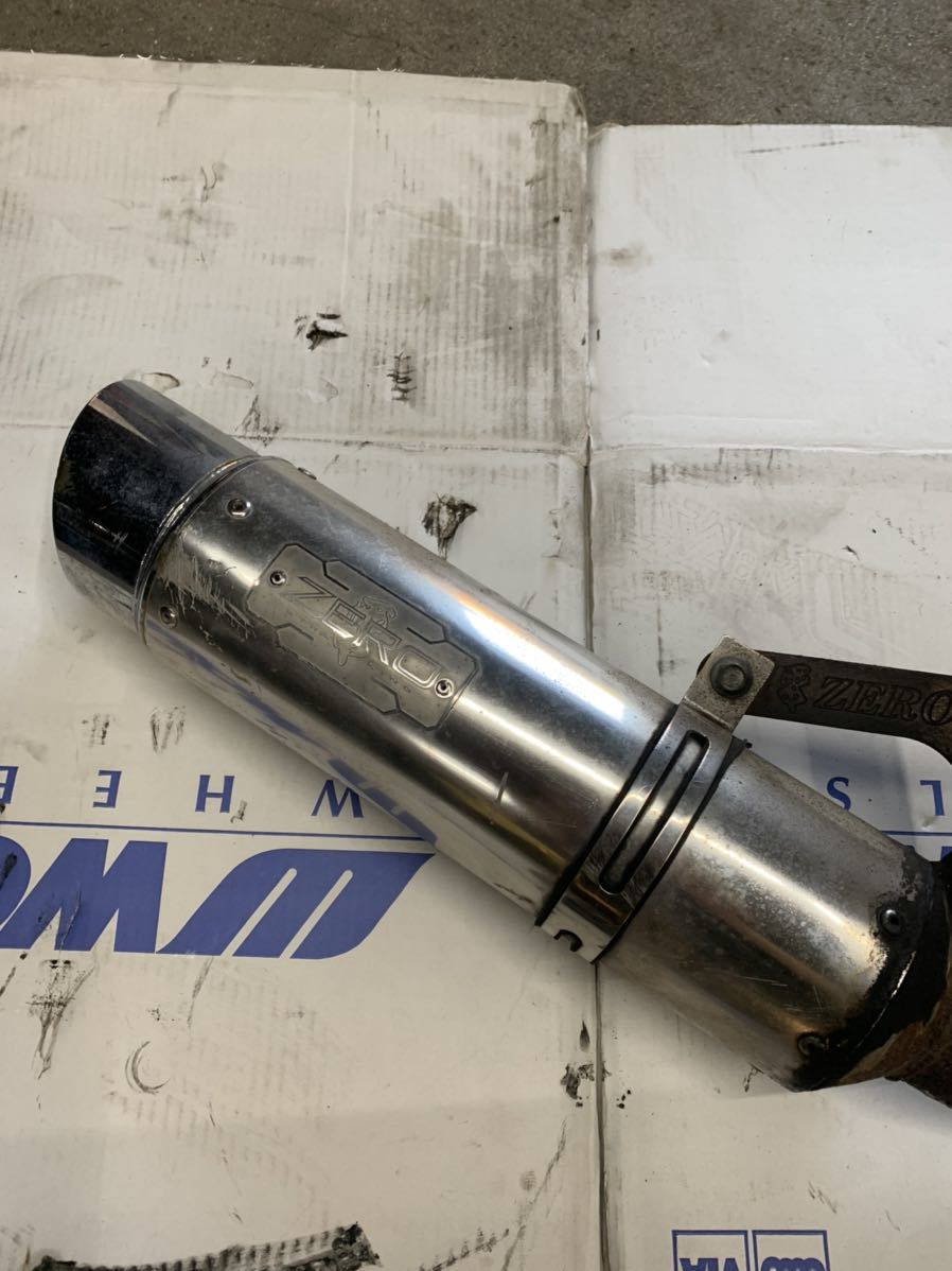 af34 af35 ライブディオ ZX ZEROチャンバー 社外マフラー 零 ジャンク