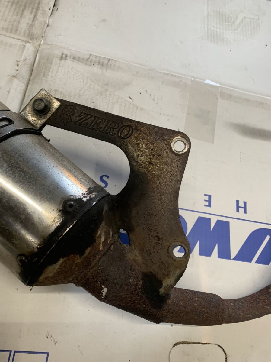 af34 af35 ライブディオ ZX ZEROチャンバー 社外マフラー 零 ジャンク