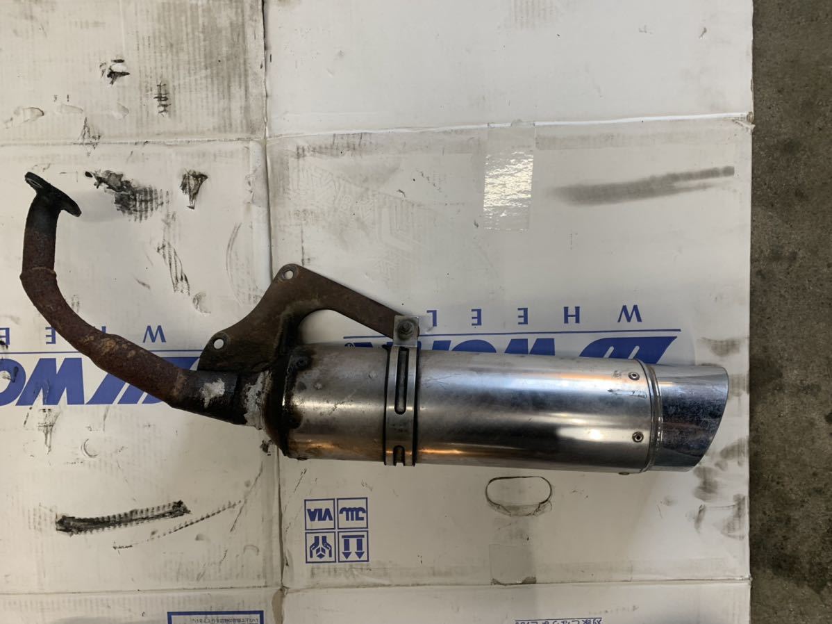 af34 af35 ライブディオ ZX ZEROチャンバー 社外マフラー 零 ジャンク