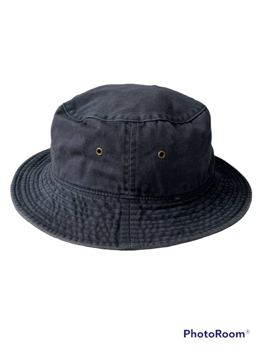 90s STUSSY バケットハット L⁄XL ネイビー 紺 OLD STUSSY 90s バケット