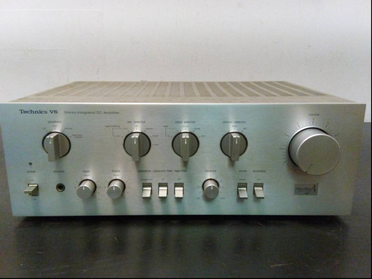 【定番人気，人気SALE】 op0815 Technics テクニクス プリメインアンプ SU-V6 音響機器 Phono/Tuner/AUX 確認(テクニクス)｜売買されたオークション情報、yahooの商品情報をアーカイブ公開 - オークファン テクニクス