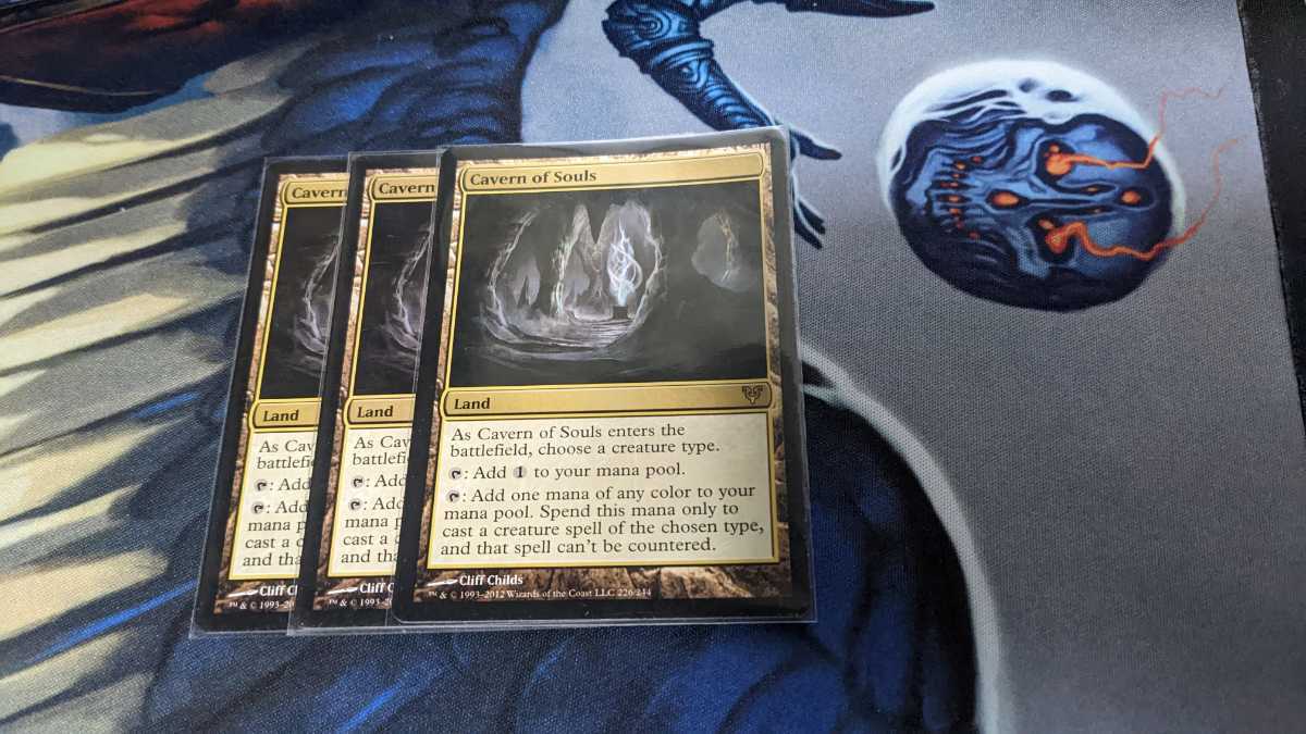 MTG 英 魂の洞窟 3枚セット 魂の洞窟 mtg 英語 1枚 ボーダレス