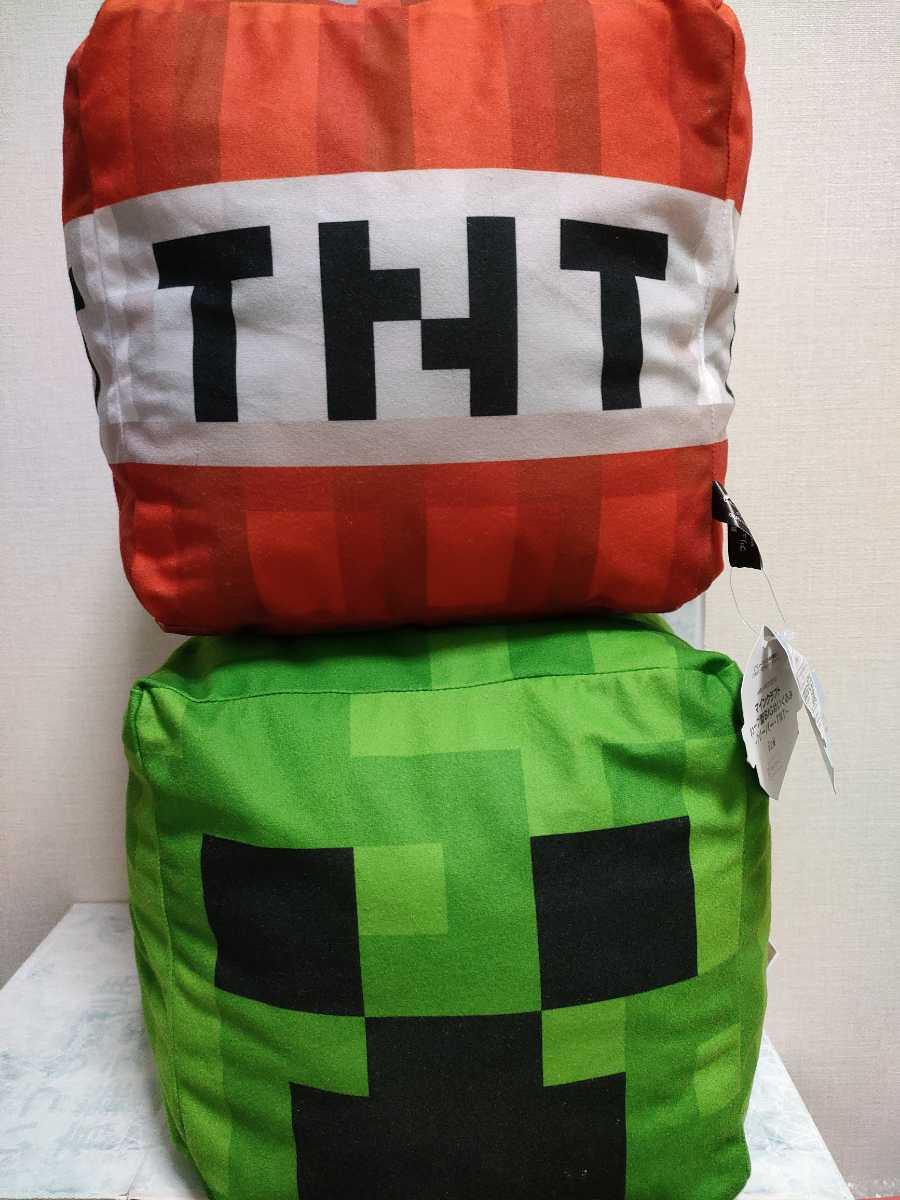 マインクラフト キューブ型 BIG ぬいぐるみ TNT クリーパー マイクラ