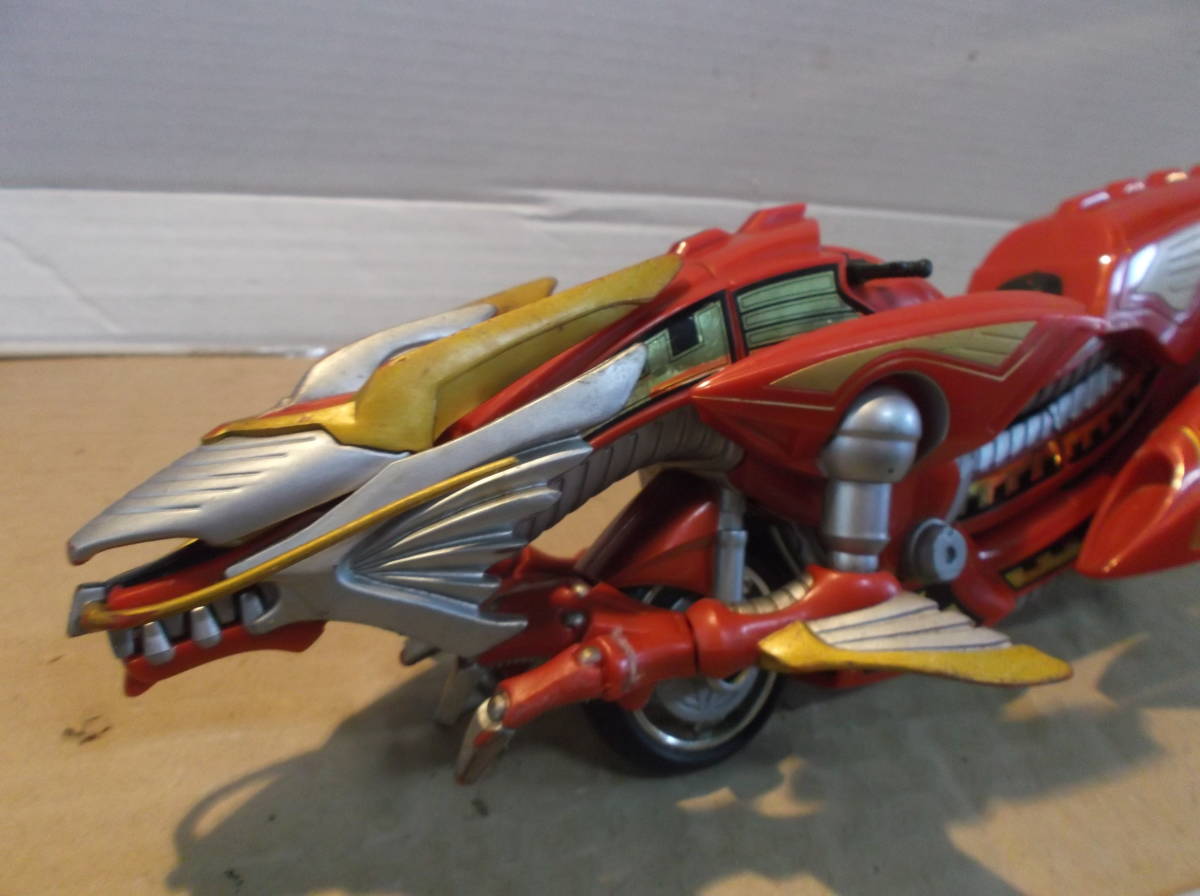 仮面ライダー龍騎 オートバイ 乗り物 バイク ジャンク品 フィギュア 