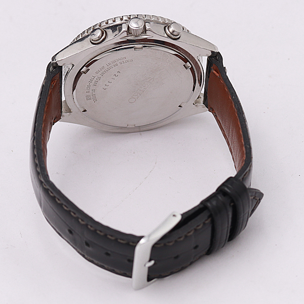 SEIKO セイコー 7T92-0CF0 パイロット ブルー文字盤 稼働品
