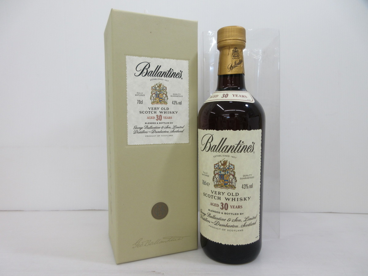 【未開栓】バランタイン 30年 ベリーオールド 750ml 43% 箱付き バランタイン 30年 ベリーオールド Ballantine's VERY OLD 700ml 43