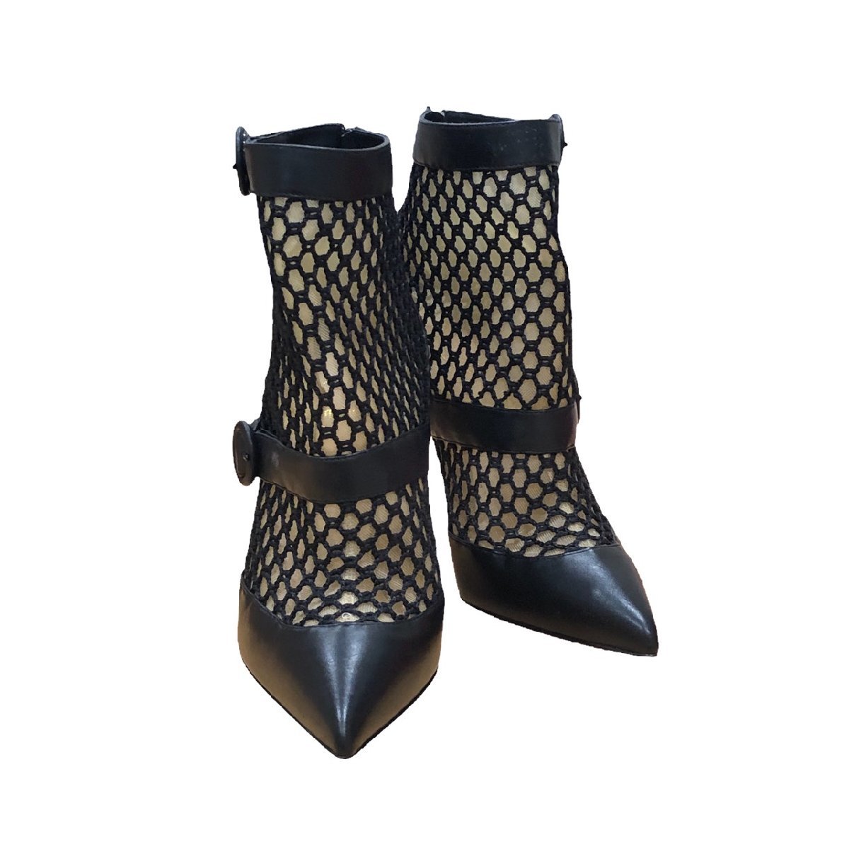 【高品質，正規品】 Christian Louboutin ルブタン クリスチャンルブタン ハイヒール メッシュ 黒 ブーツ(38)｜売買されたオークション情報、yahooの商品情報をアーカイブ公開 - オークファン 女性用
