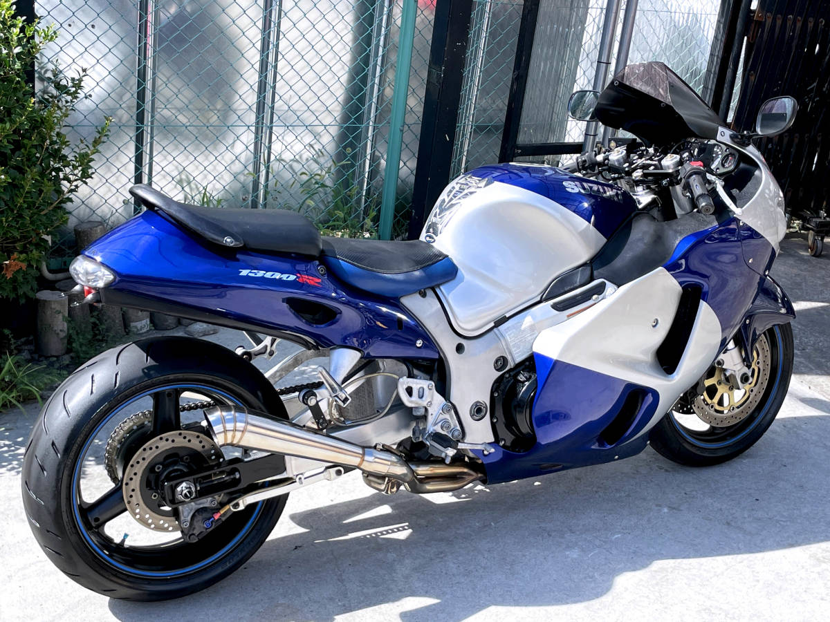 土日限定価格】GSX1300R ハヤブサ 逆車 ☆動画☆ ロンスイ/社外 