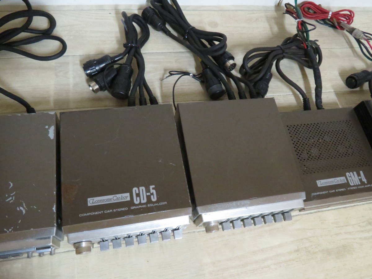 PIONEER パイオニア カセットデッキ KP-707G×2台 + イコライザー CD-5×2台