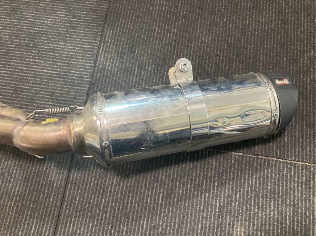 XJ6 XJ6ディバージョン　09-16 DEVILフルエキゾーストマフラー XJ6 ディバージョン デビル製 フルエキゾースト マフラー(マフラー本体
