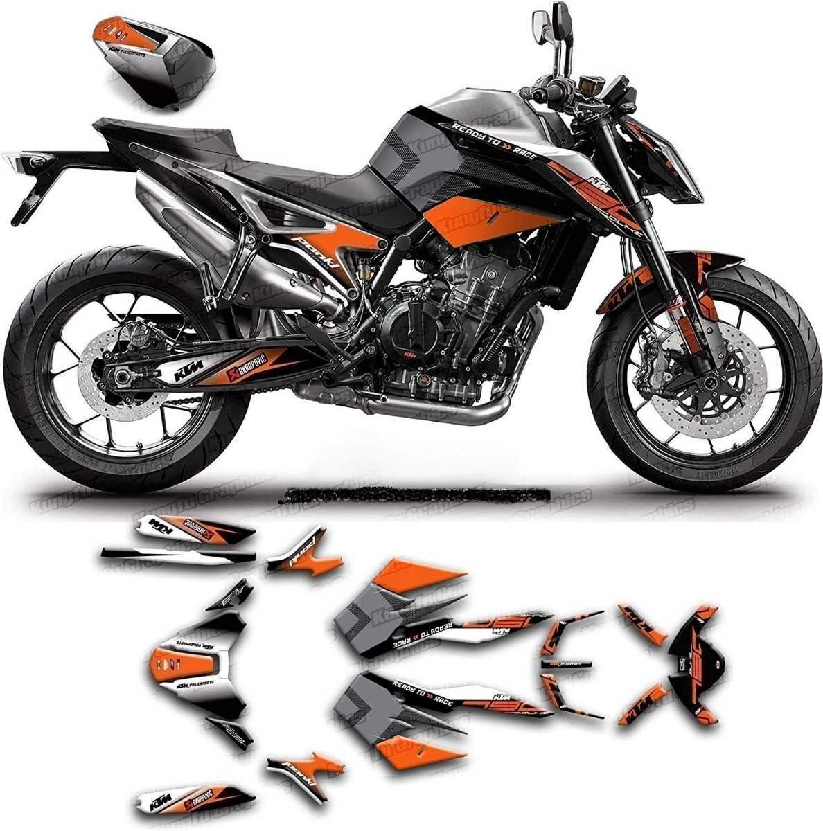 KTM 790DUKE デカールセット　アウトレット