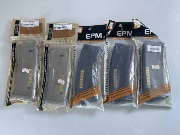PTS製 EPM 次世代電動ガン M4 スプリング式マガジン 3本セット