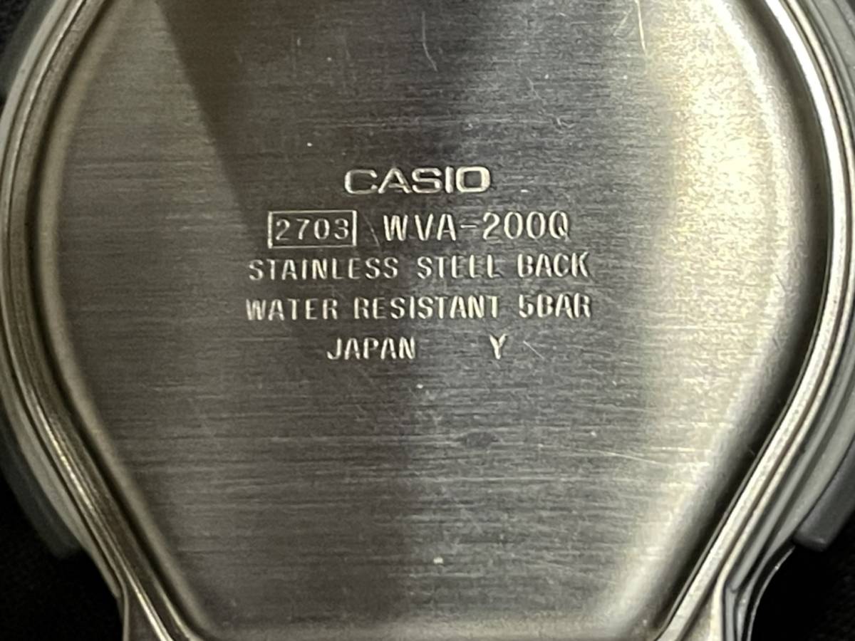 ★送料無料★【 CASIO 】電波時計 WVA-2000 [2703] 九州局(60kHz)対応モデル 5気圧防水 カシオ WAVE CEPTOR