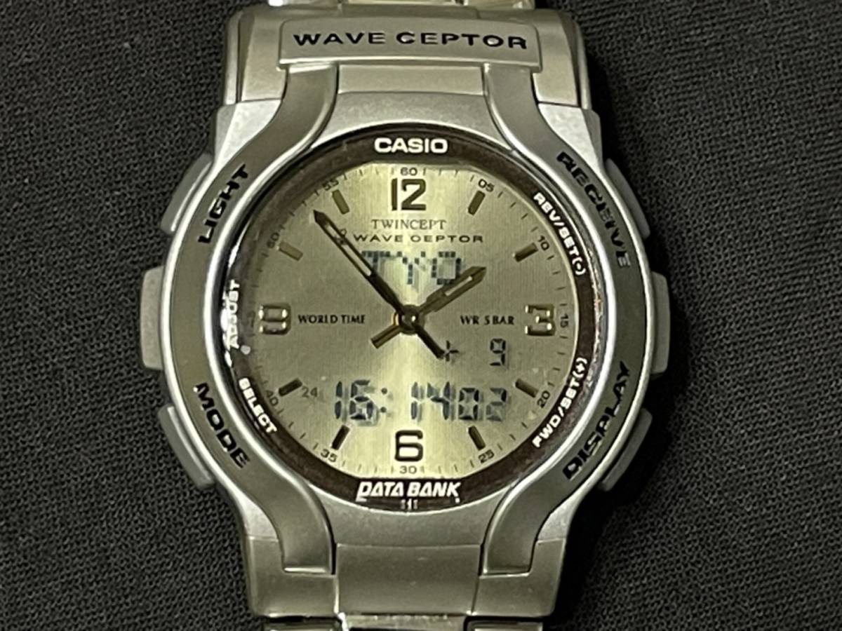 ★送料無料★【 CASIO 】電波時計 WVA-2000 [2703] 九州局(60kHz)対応モデル 5気圧防水 カシオ WAVE CEPTOR