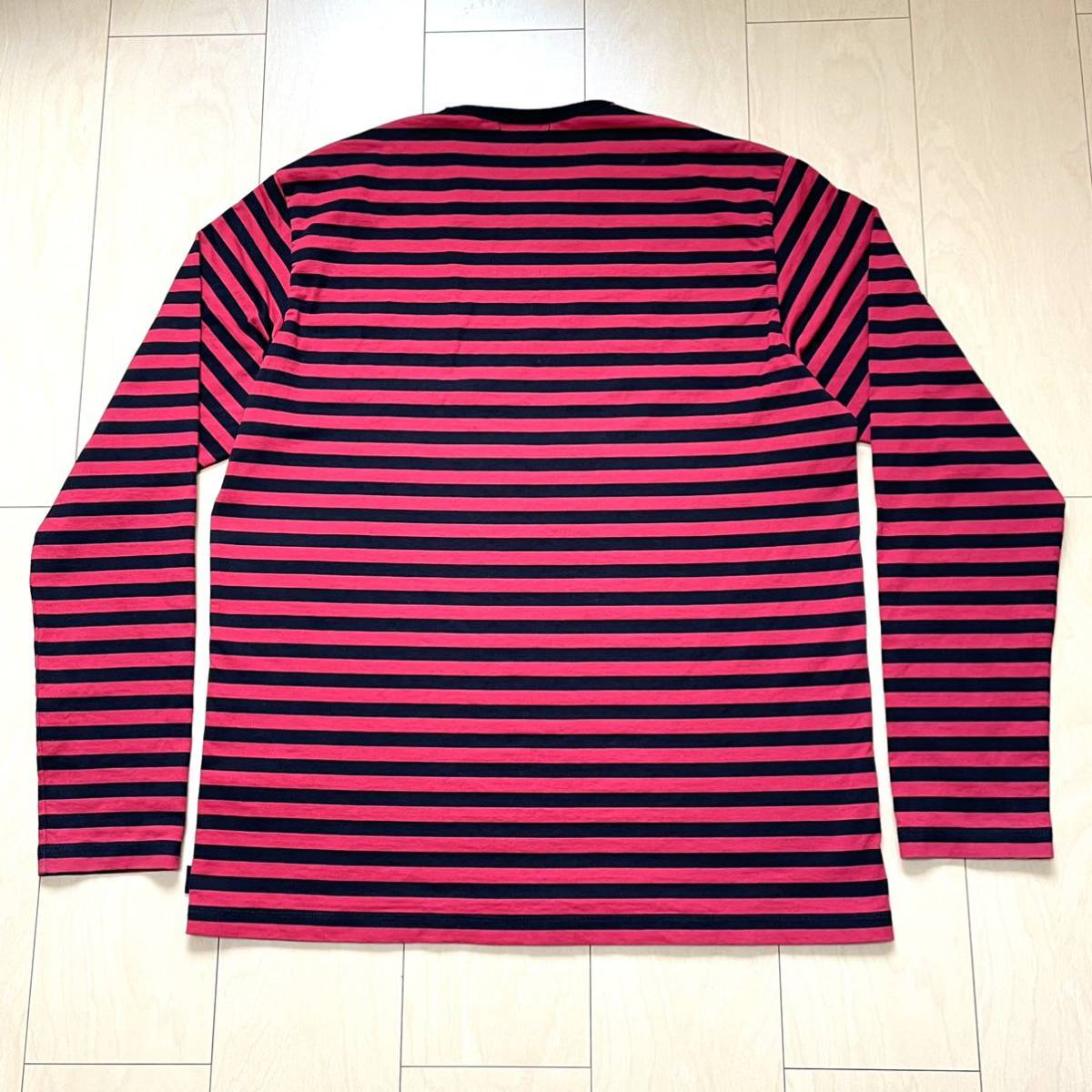 XL(4)サイズ【アンダーカバーイズム】ロンT ボーダー 赤 黒 tシャツ 