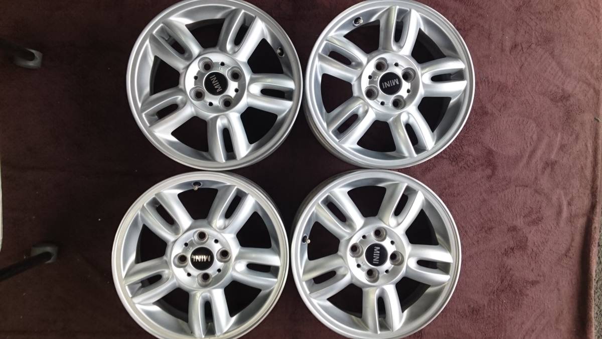 ☆15インチ MINI 純正 中古 アルミホイール 4本 4穴 PCD100 IN45