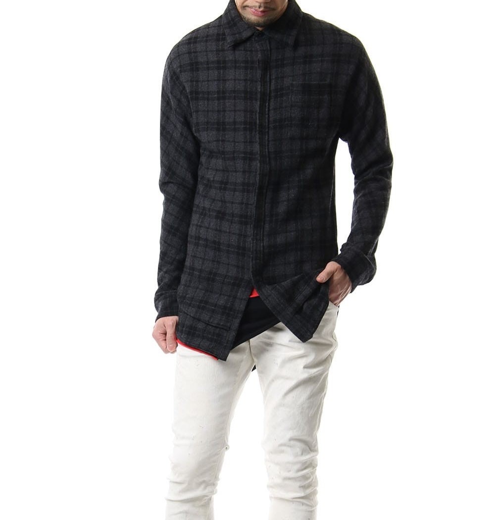 格安，セール 定価39600円 RIPVANWINKLE NEL LAYER SHIRT ネルシャツ チェックシャツ リップヴァンウィンクル RB-104 4(リップヴァンウインクル)｜売買されたオークション情報、yahooの商品情報をアーカイブ公開 - オ リップヴァンウインクル