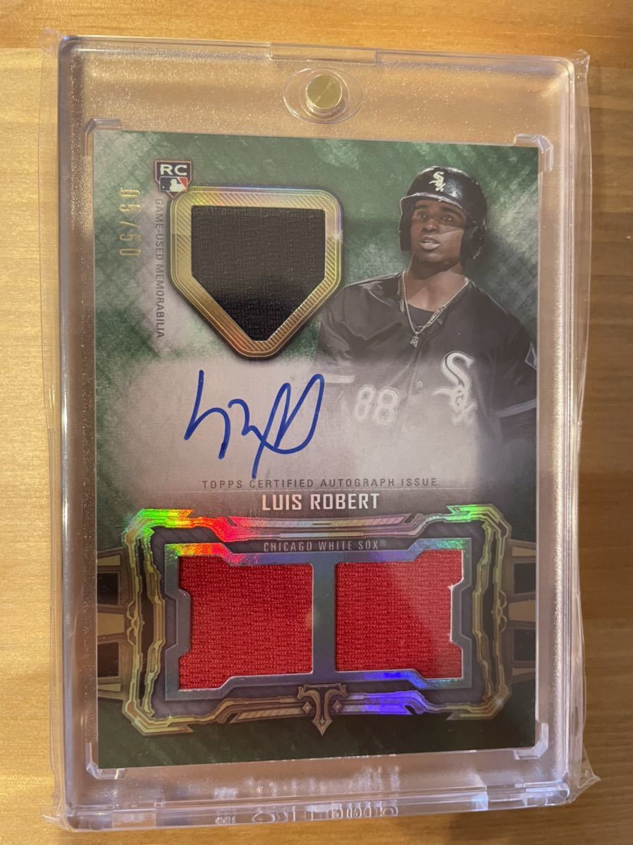 その他 2021 dynasty LUIS ROBERT patch auto topps triple threads Luis Robert RC auto /50 Topps Luis Triple com