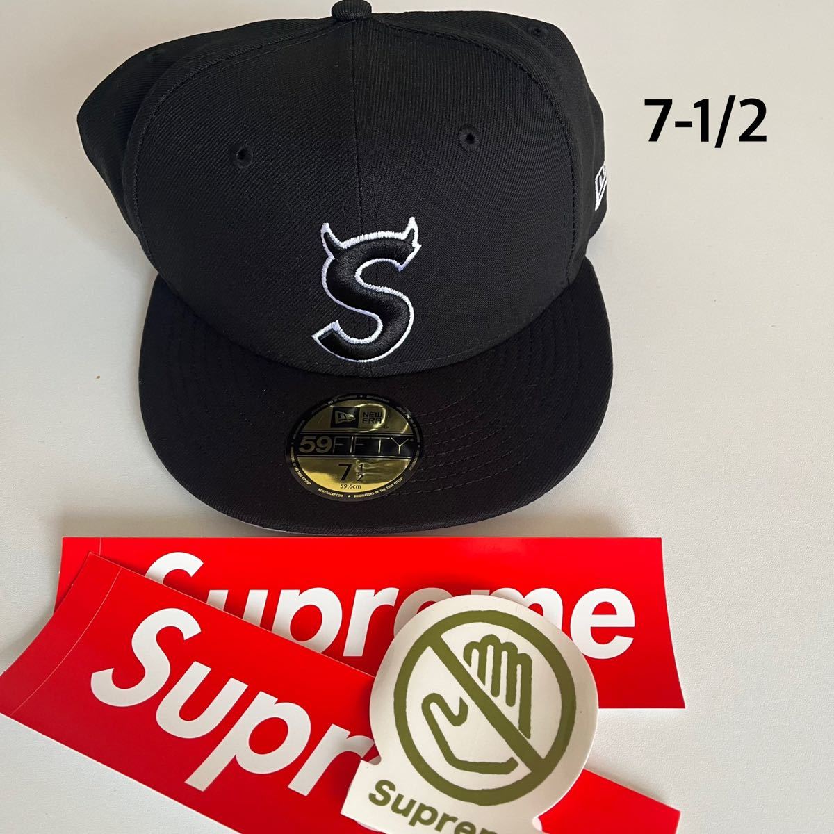 新品 Supreme S Logo New Era Cap シュプリーム Sロゴ ニューエラ