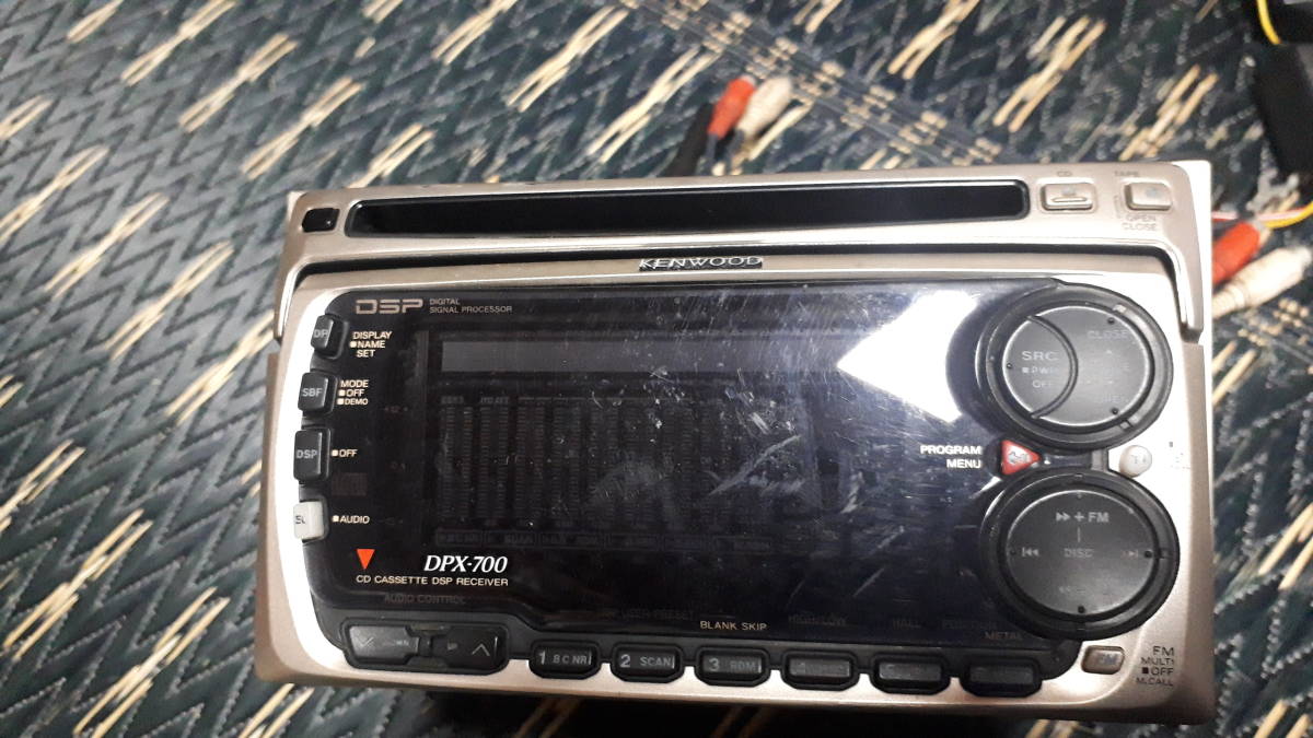 ケンウッド KENWOOD オーディオ カーステ 旧車 当時 CD/カセット