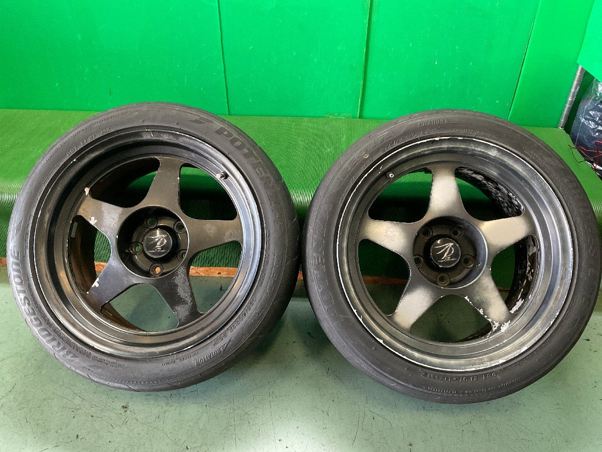 ディスモンド リーガマスター 17インチ アルミホイール 9JJ +18 2本 114.3-5穴 RX-7 FC 32145 2X109(ラジアルタイヤ)｜売買されたオークション情報、yahooの商品情報をアーカイブ公開 - オークファン 5穴