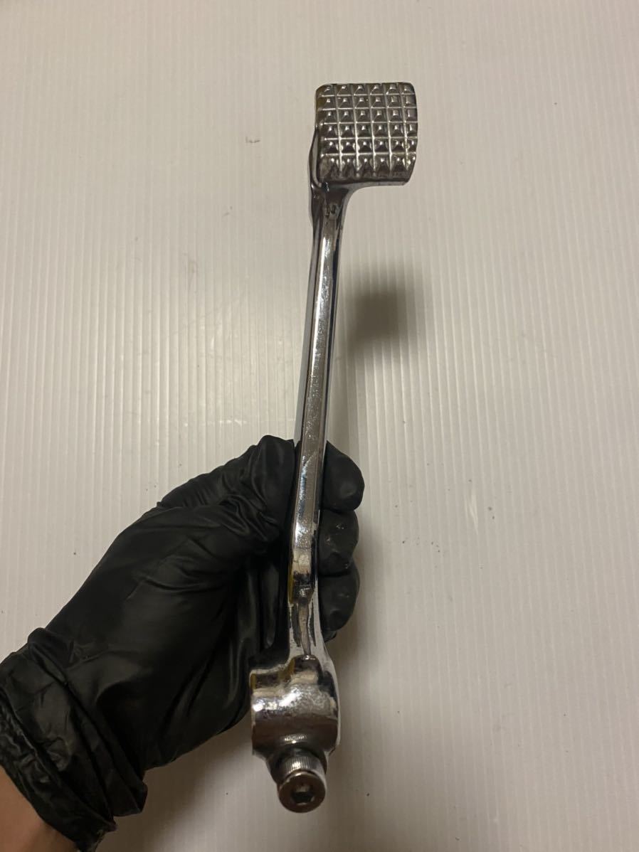 100円スタート！CBX400F メッキ ブレーキペダル ※検)希少 当時物 NC07