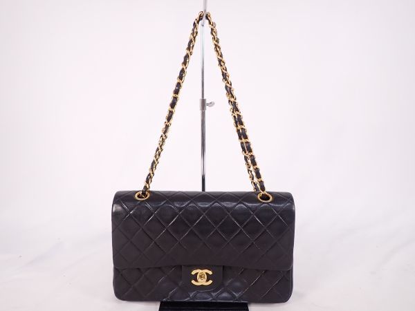 シャネル マトラッセ CHANEL ラムスキン チェーンショルダー 