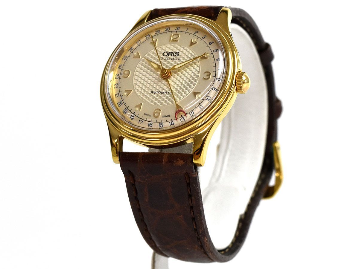 130594☆ 動作確認済 ORIS オリス ポインターデイト 腕時計 自動巻き 