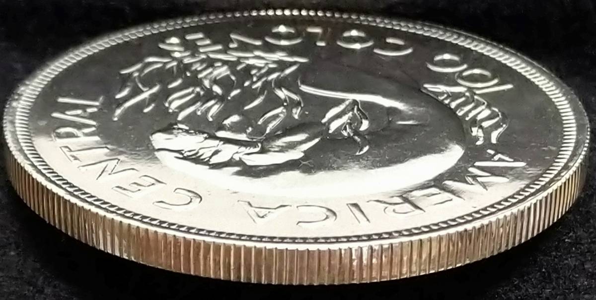 コスタリカ銀貨 1974年 100コロン世界自然保護基金創立記念銀貨 銀貨