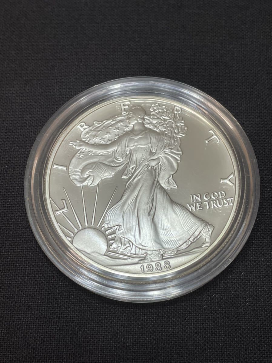 4304アメリカ・銀貨1988年 銀製 メダル アメリカ1988年
