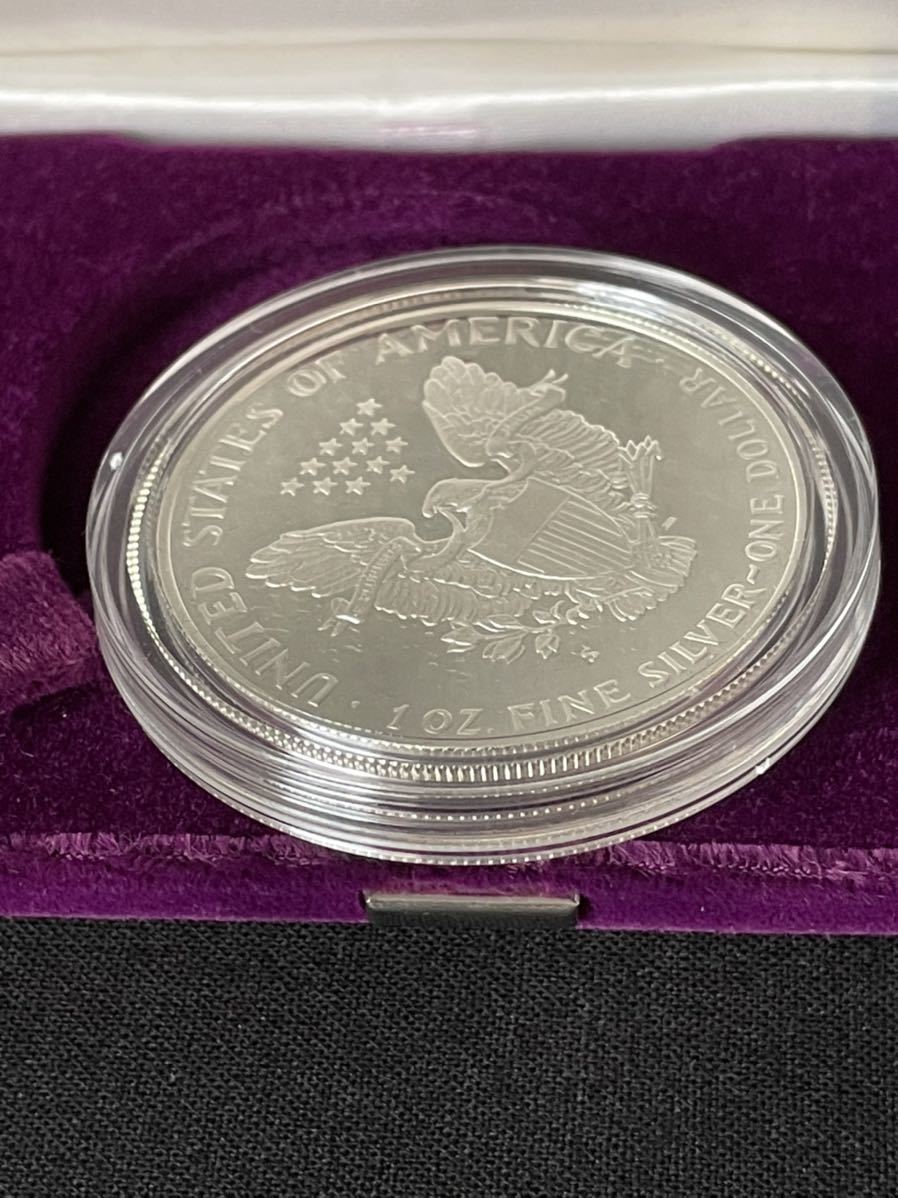 4304【アメリカ・銀貨】1988年 銀製 メダル 4304アメリカ・銀貨1988年