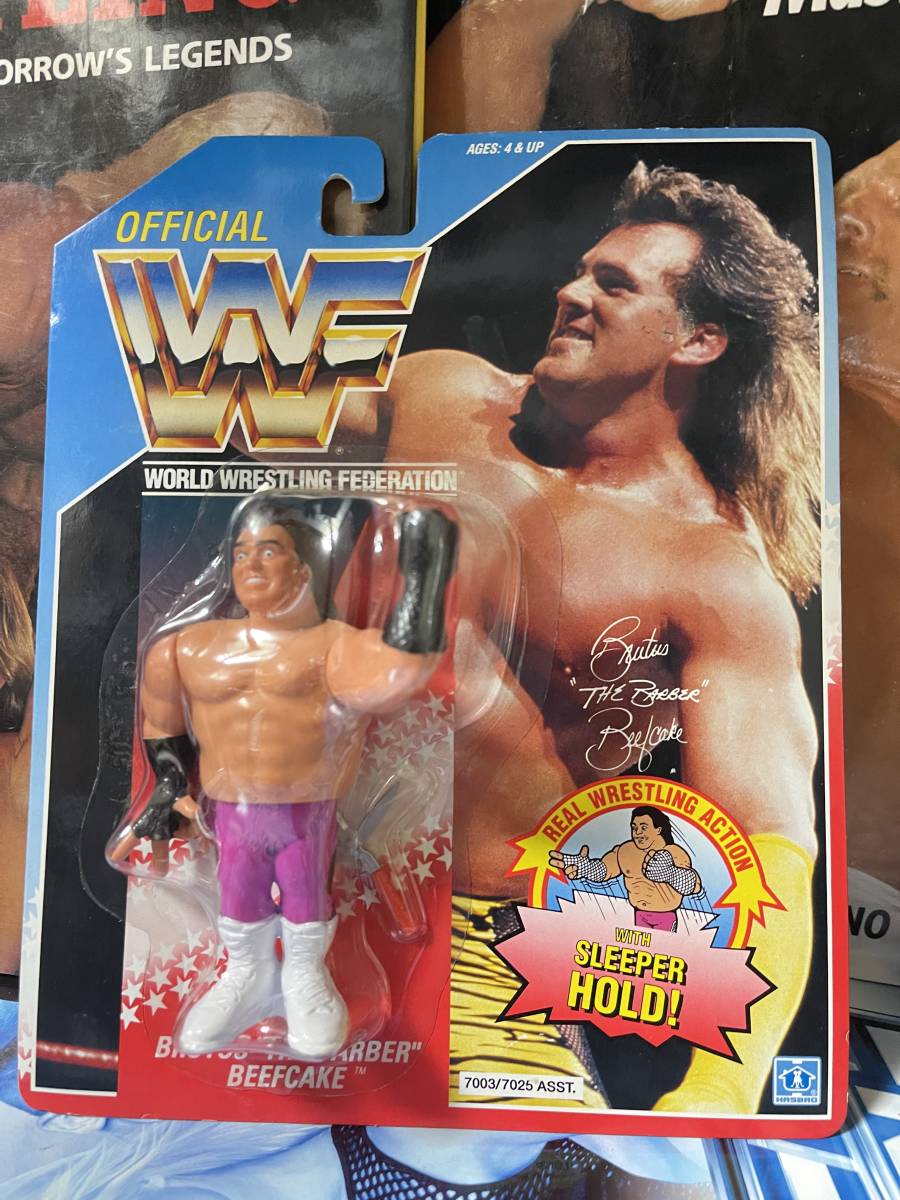 WWE WWF ハズブロ ブルータス・ビーフケーキ WWF ハズブロ フィギュア
