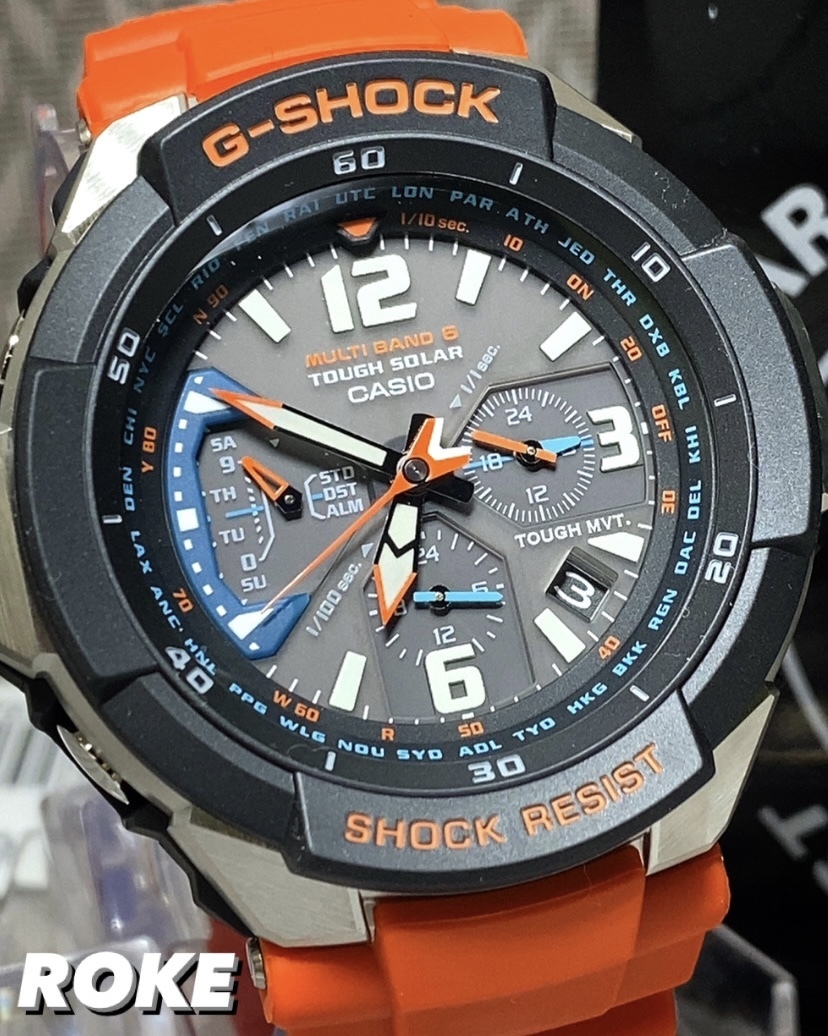 G Shock Gショック ジーショック カシオ Casio 正規品 腕時計 電波ソーラー ソーラー電波腕時計 アナデジ スカイコックピット メンズ Skyforce 売買されたオークション情報 Yahooの商品情報をアーカイブ公開 オークファン Aucfan Com