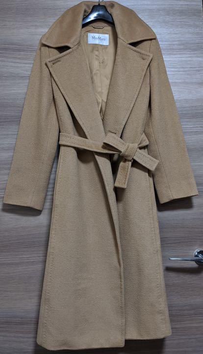 新品，新作 MaxMara 最高級ライン 白タグ キャメル100% マニュエラ コート(コート)｜売買されたオークション情報、yahooの商品情報をアーカイブ公開 - オークファン コート